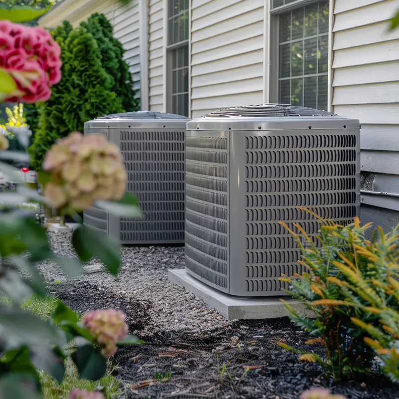HVAC heating and air conditioner residential units